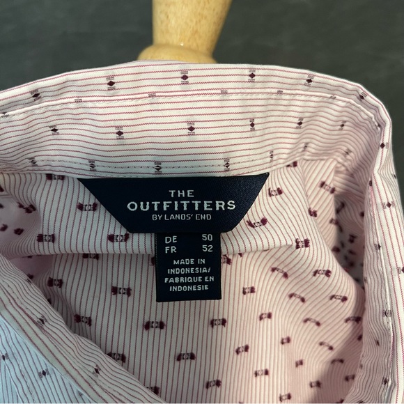 Lands’ End Button Front 3/4 Sleeve Shirt - Picture 6 of 12